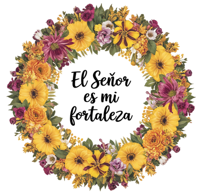 Spanish Motivational Floral 13 DTF (direct-to-film) Transfer