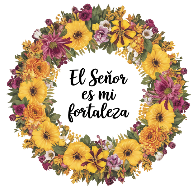 Spanish Motivational Floral 13 DTF (direct-to-film) Transfer