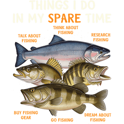 Spare Time Fishing DTF (direct-to-film) Transfer