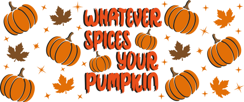 Spices your Pumpkin 16oz UV DTF Libby Wrap