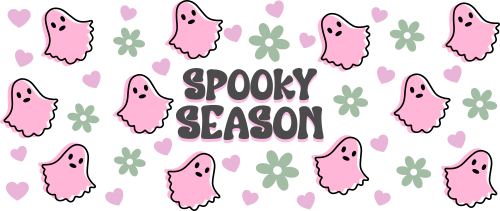 Spooky Season 16oz UV DTF Libby Wrap