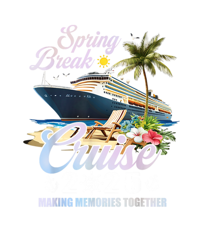 Spring Break Cruise Memories DTF (direct-to-film) Transfer