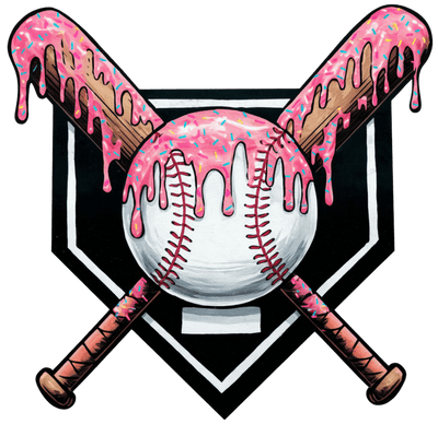 Sprinkle Drip Bats DTF (direct-to-film) Transfer