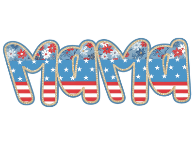 Stripped Patterns Mama DTF (direct-to-film) Transfer