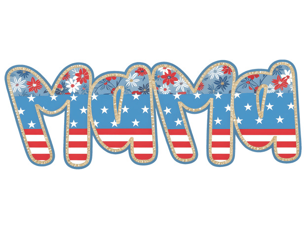 Stripped Patterns Mama DTF (direct-to-film) Transfer