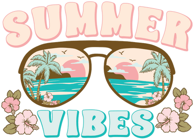 Summer Vibes Shades DTF (direct-to-film) Transfer