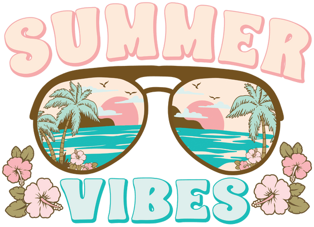 Summer Vibes Shades DTF (direct-to-film) Transfer