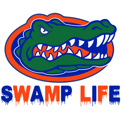 Swamp Life Color Drip DTF (direct-to-film) Transfer