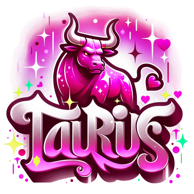 Taurus 1 Pink Zodiac DTF (direct-to-film) Transfer