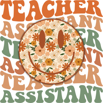 Teacher Assistant 1_19 DTF (direct-to-film) Transfer