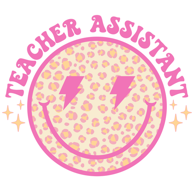 Teacher Assistant 1_2 DTF (direct-to-film) Transfer