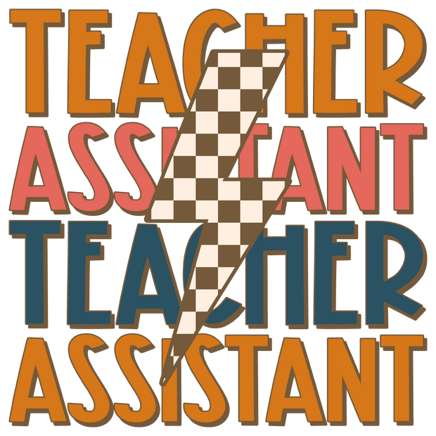 Teacher Assistant 1_8 DTF (direct-to-film) Transfer
