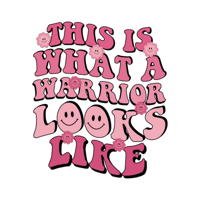 This is What a Warrior Looks Like Retro -01 DTF (direct-to-film) Transfer
