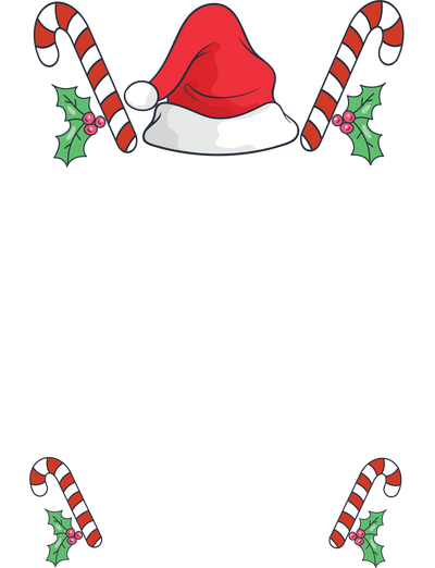 This is my Ugly Sweater in White Font DTF (direct-to-film) Transfer