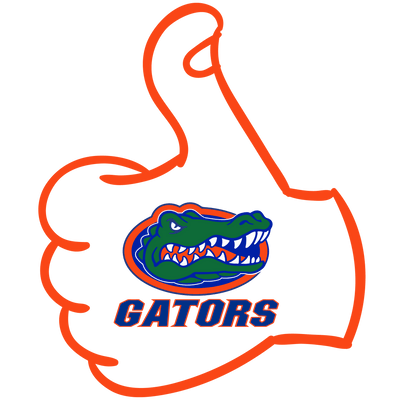 Thumbs Up Gators DTF (direct-to-film) Transfer