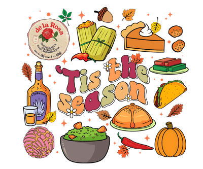 Tis The Season Fall Foods DTF (direct-to-film) Transfer