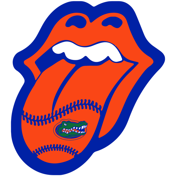 Tongue Out With Gator DTF (direct-to-film) Transfer