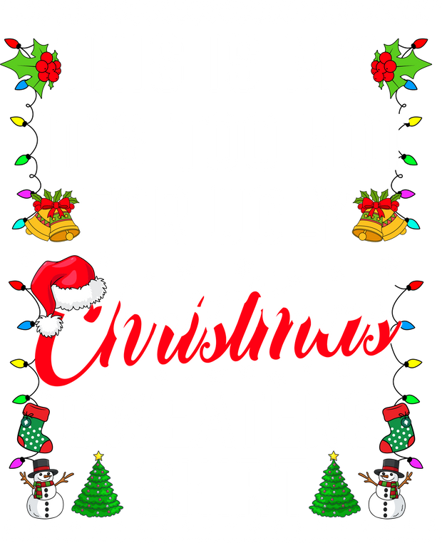 Too Hot Ugly Sweater Christmas in Red DTF (direct-to-film) Transfer