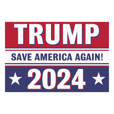 Trump 2024 Save America Again  DTF (direct-to-film) Transfer