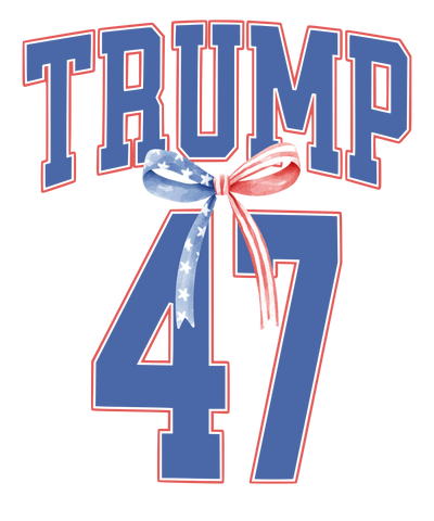 Trump 47 USA Bow DTF (direct-to-film) Transfer