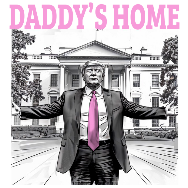 Trump Home Purple DTF (direct-to-film) Transfer