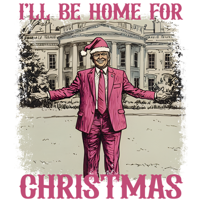 Trump Smiling in Pink by White House DTF (direct-to-film) Transfer