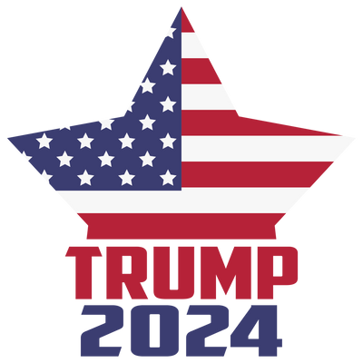 Trump Star 2024 DTF (direct-to-film) Transfer