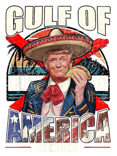 Trump with Taco Gulf of America DTF (direct-to-film) Transfer