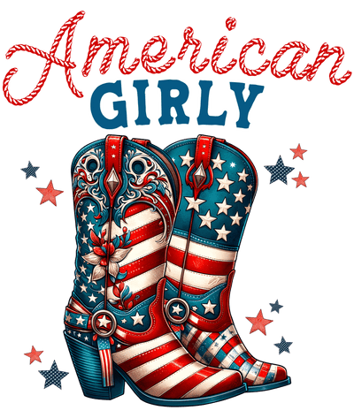 USA Boots American Girly DTF (direct-to-film) Transfer