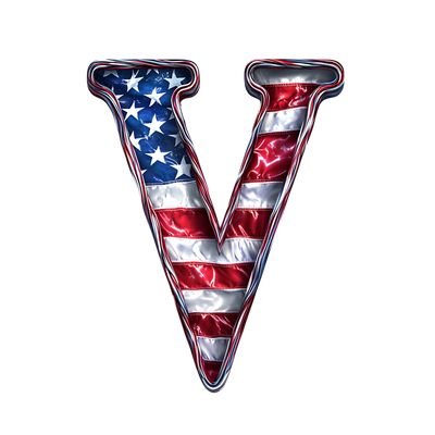 USA Letter V DTF (direct-to-film) Transfer