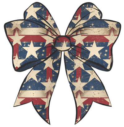 USA Stars Bow DTF (direct-to-film) Transfer