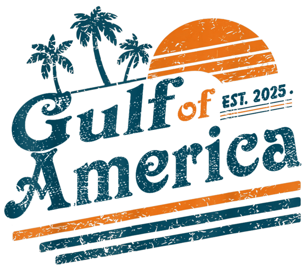 Vintage Retro Gulf of America DTF (direct-to-film) Transfer