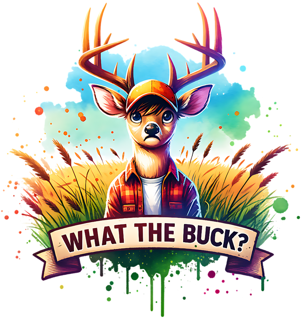 WHAT THE BUCK DTF (direct-to-film) Transfer