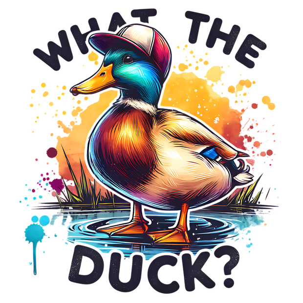 WHAT THE DUCK DTF (direct-to-film) Transfer