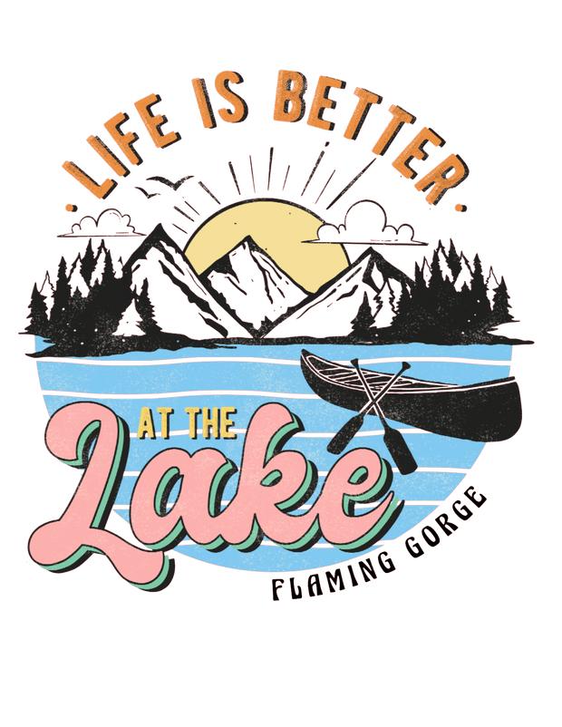 Life Is Better At The Lake - Twisted Image Transfers