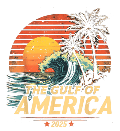 Waves Splashing Gulf of America DTF (direct-to-film) Transfer