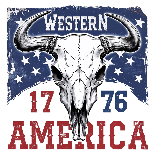 Western America USA DTF (direct-to-film) Transfer