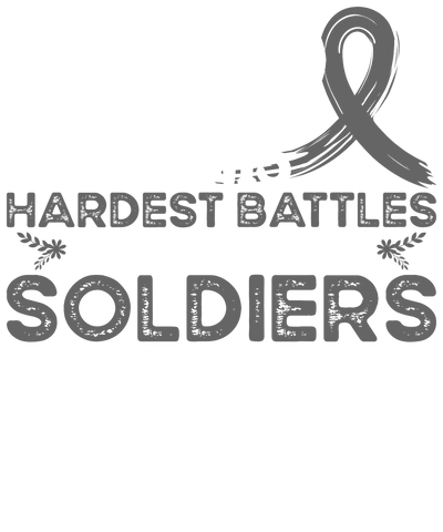 White Font God Gives His Hardest Battles to His Toughest Soldiers DTF (direct to film) Transfer
