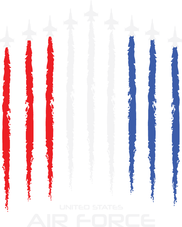 White Jets USA DTF (direct-to-film) Transfer