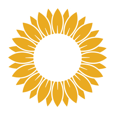 Yellow Flower White Font 2026 Senior DTF (direct-to-film) Transfer