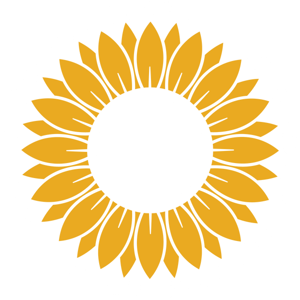 Yellow Flower White Font 2026 Senior DTF (direct-to-film) Transfer