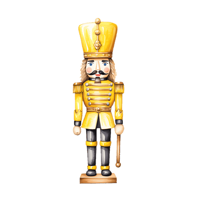 Yellow Soldier DTF (direct-to-film) Transfer