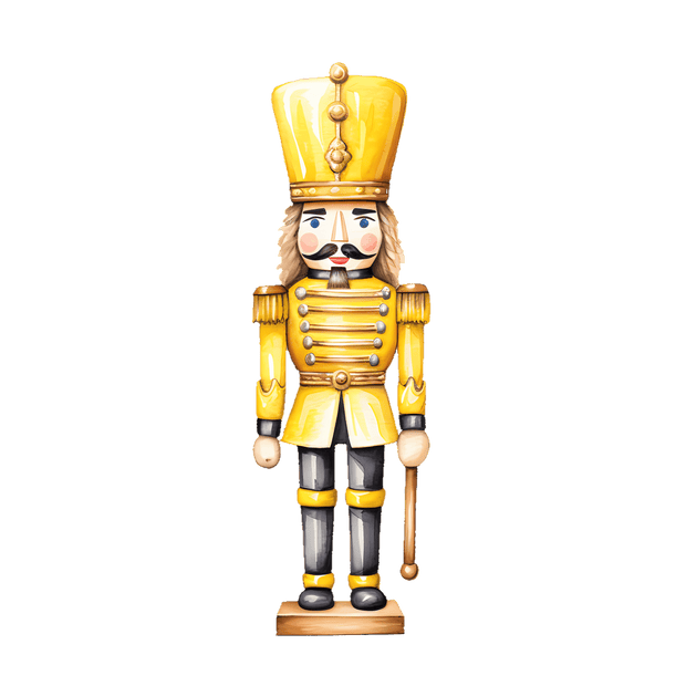 Yellow Soldier DTF (direct-to-film) Transfer