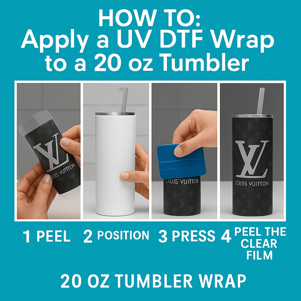 MK Purse (22) 20 oz Skinny Straight Tumbler Wrap