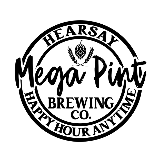 Adult (Mega Pint Brewing (Black) - DTFreadytopress