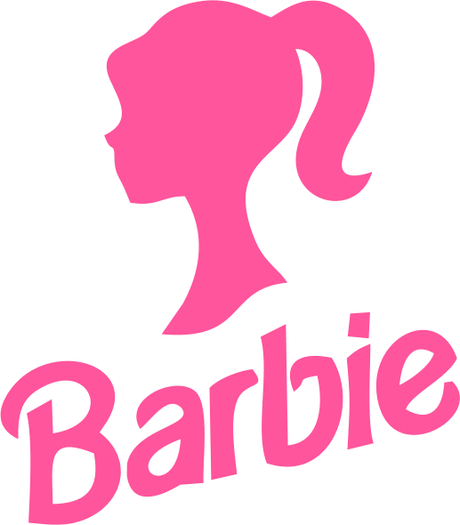 Barbie Head (pink) - DTFreadytopress