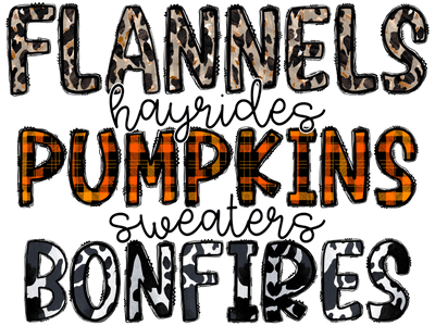 Fall (Flannels Hayrides Pumpkins) - DTFreadytopress