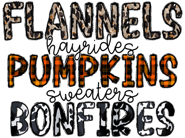 Fall (Flannels Hayrides Pumpkins) - DTFreadytopress