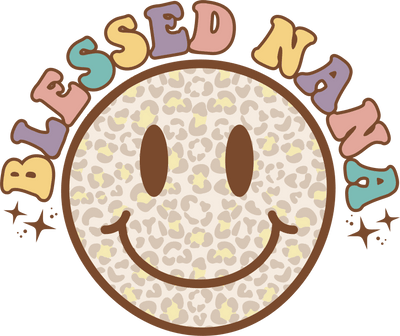 Grandparent (Blessed Nana Retro Smiley) - DTFreadytopress