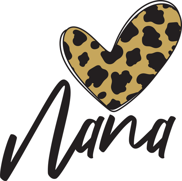 Grandparent (Nana Heart (Cheetah) - DTFreadytopress